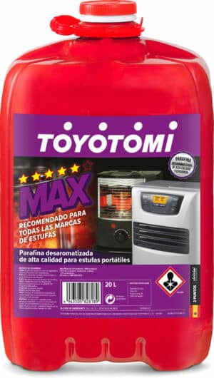 Combustible para estufas Parafina Toyotomi Clear 20 lt 
